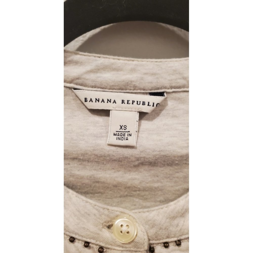 BANANA REPUBLIC Ivory Long Sleeve Blouse - Picture 2 of 4